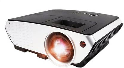 MYRA Q6 LED Projector 3000 Lumens 3D Projector Home Theater Projector LCD Video Set-top Box HDMI VGA USB (3000 lm) Portable Projector