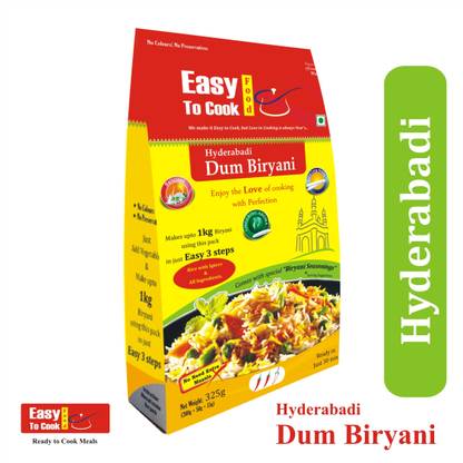 Easy to Cook Food Biryani Kit - Hyderabadi 325gm 325 g