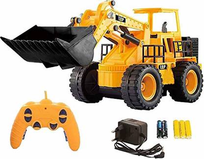 YATRI Yellow Plastic Remote Control Jcb Construction Truck
