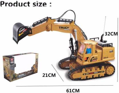 AV INT JCP Excavator & Bulldozer Construction Vehicle Toy