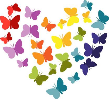 Flipkart SmartBuy 57 cm Transparent Art 669 Self Adhesive Sticker