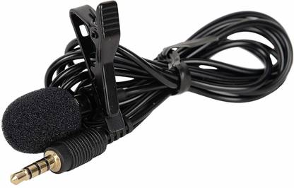 Triangle Ant ™ 3.5mm Clip Microphone For Youtube, Collar Mike For Voice Recording, Lapel Mic Mobile, Pc, Laptop, Android Smartphones, Dslr Camera Microphone