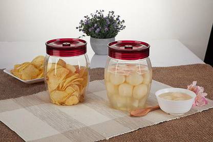 DarkPyro Plastic Grocery Container  - 1200 ml