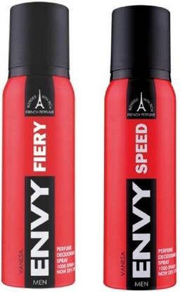 Envy Fiery & Speed Deodorant Spray  -  For Men