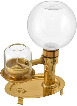 Sabar Glascrafts Akhand Deep 250 ml. OIL MODEL Brass Table Diya