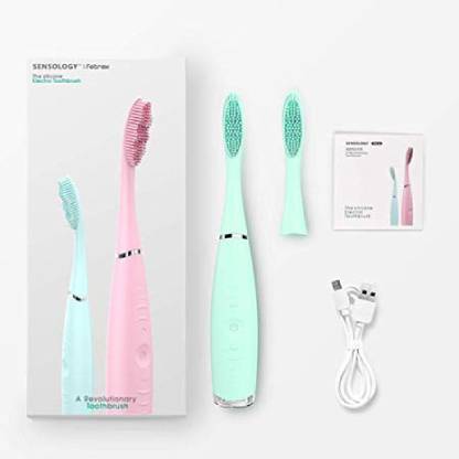 SENSOLOGY Silicone Electric Rechargeable Toothbrush Electric Toothbrush