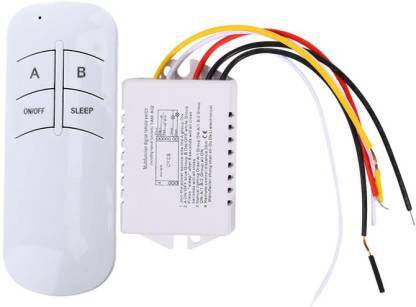 DESIKARTZ PVC 2 Way Wireless Remote Control Switch 8 A Two Way Electrical Switch