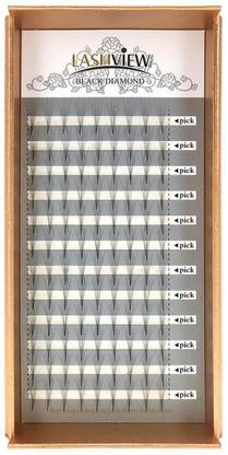 LASHVIEW Natural Long Eyelash Clusters Lash Clusters Rapid Clus