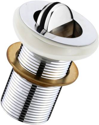 NEW WARE 5 Inch Stopper Full Thread Waste Coupling Brass For Wash Basin Coupling (Premium Quality) Health  Faucet