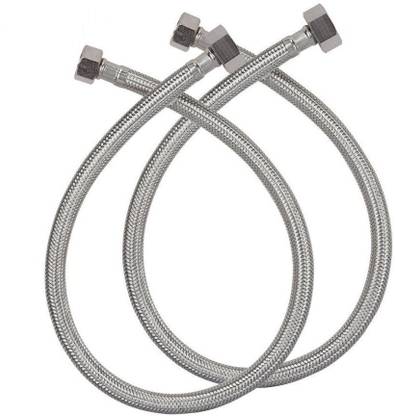 Brizyaan PVC Brass SS 304 Connection Pipe 3 Feet PVC Brass SS 304 Connection Pipe 3 Feet Hose Pipe