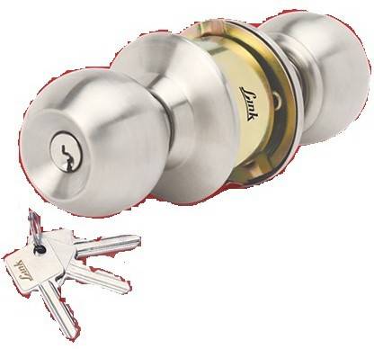 Link CYLINDRICAL KNOB SET SS Lock