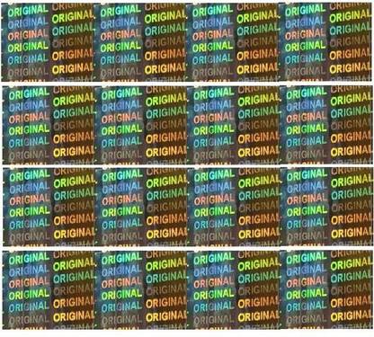 youtech Hologram Sticker Size 14mmX14mm Pack Off 500 Stickers Labels In Roll, Permanent Self Adhesive Paper Label