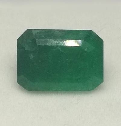 HAYAATGEMS Natural Emerald Panna 2.27 Carat 2.50 Ratti Size Zambian Cut Faceted Loose Gemstone For Men & Women Ring Emerald Stone