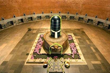 Shiv Ling Sadhguru Dhyanalinga Isha Foundation Linga Bhairavi Wall Poster Photographic Paper