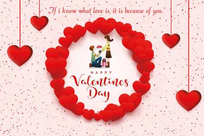 Valentine Day Poster Paper Print