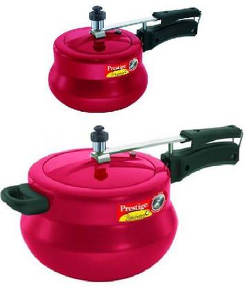 Prestige Nakshatra Plus Handi 3l+5l pressure cooker 3 L, 5 L Inner Lid Induction Bottom Pressure Cooker