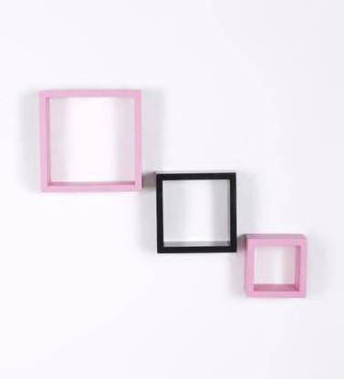 Unity Handicrafts Decorative Cube Wall Shelves Makes Space Utilization Easy, And Frame Your Treasured Memories. Creative Design And Space Saving Solution For Small Areas MDF (Medium Density Fiber) Wall Shelf