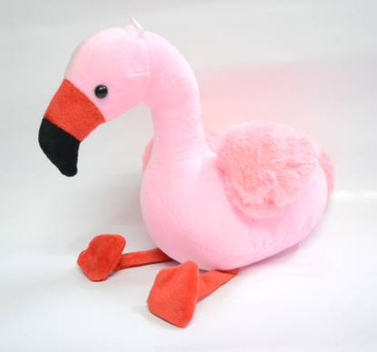 ONRR Collections Pink Flamingo plush soft toy 10" inches rainbow  - 10 inch