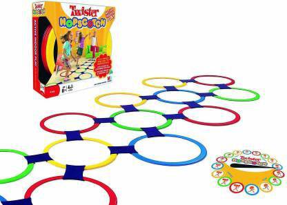 Mt hub Hopscotch Active Indoor Play with Rings Game Party & Fun Board Game