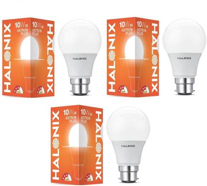 HALONIX 10 W Basic Round B22 LED Bulb