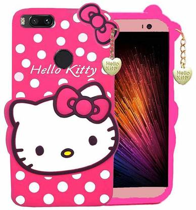 Coverfixer Back Cover for Redmi A1 Mobile Back Case Soft Silicon Girls Kitty Cover