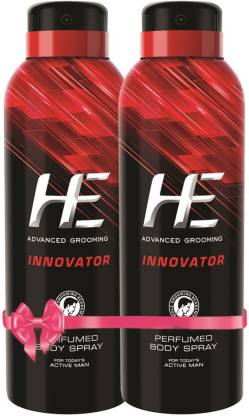 HE Innovator |Unstoppable Freshness|Sweat & Odor Protection Perfume Body Spray  -  For Men