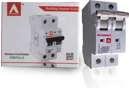 ALIVESMART C' Series DP MCB 25AMP CSXXX 25 amp MCB