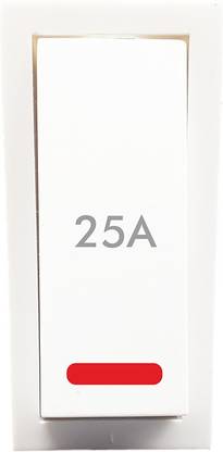 EVOKE Polycarbonate Modular with LED Indicator 20 A One Way Electrical Switch