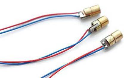 Electronic Spices lazer for DIY project Brass Line Laser Dot Diode Module Head Red Light Light Electronic Hobby Kit