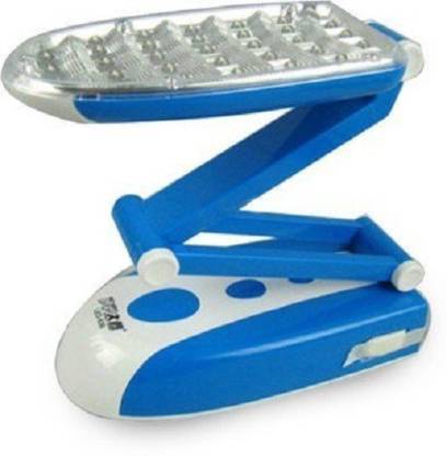 retail Company RECHARGEABLE BATTERY LED-636 EMERGENCY TABLE LAMP Emergency Light (Blue) 3 hrs Lantern Emergency Light