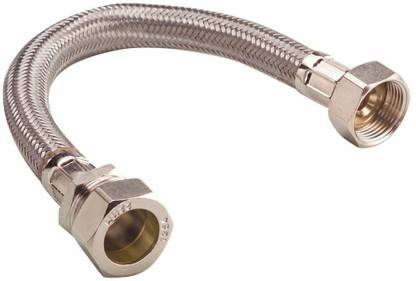 raafa 24 Inch Heavy Duty Connection Pipe for Geyser and Basin Mixer tap Connection PVC Pipe Hose Pipe