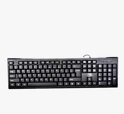 Sun Shine Digitech USB Keyboard Normal SS870K Wired USB Standard Desktop Keyboard Compatible with Desktop, Laptop, Mac