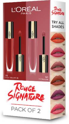 L'Oréal Paris Rouge Signature pack of 2
