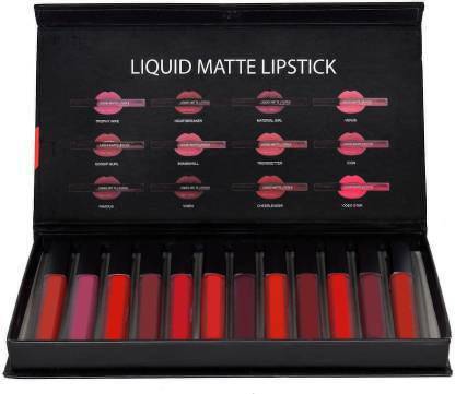 COLOR STROKES Liquid Matte Lipstick - Set of 12