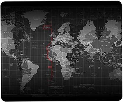 Tobo World map Mouse pad for Office Desk Computer and Laptops. Mousepad