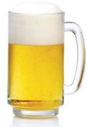 Ocean Playboy Beer, 357ml, Set Of 3 Glass Beer Mug