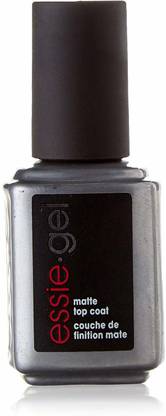 ESSIE Gel Nail Polish, Matte Top Coat Grey