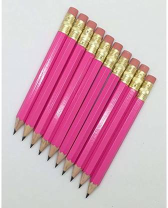 Express Pencils Half Pencils with Eraser Pencil