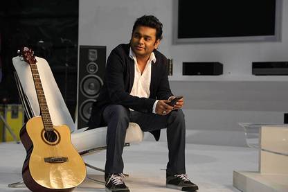 A R Rahman With Guitar Wall Poster Photographic Paper