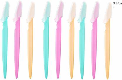 Planetone EYEBROW RAZOR 3 PACKS 3 X 3 = 9 MULTI PURPOSE RAZOR., Women