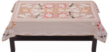 YELLOW WEAVES Floral 4 Seater Table Cover