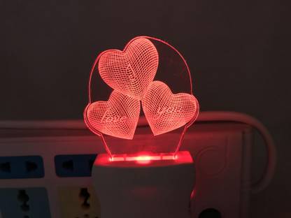 UKANI I LOVE YOU with Heart Design Night Lamp