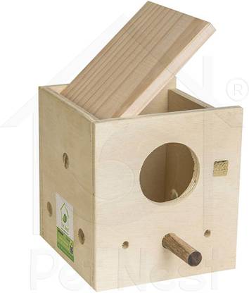 PetNest Finch nest Box,Bengalese,Zebra,Star,Foreign Bird breeding nest Box Bird House