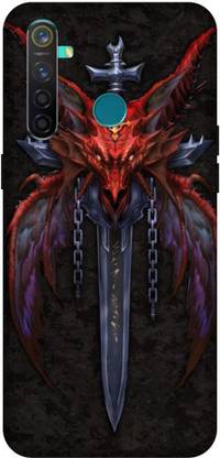 PHONE WALEY.COM Back Cover for Realme 5S (Trident,Trishul,talbar