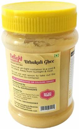 Delight Foods Uthukuli Desi Cow Ghee Plastic Bottle