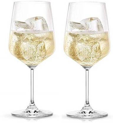 RELOZA (Pack of 2) RLZ 2-V cut wine glass set 123 Glass Wine Glass