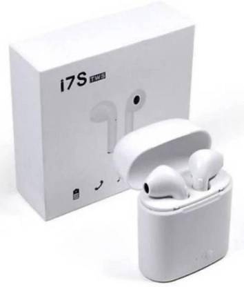 blushinsta NEW i7S TWS Twins Wireless Bluetooth Earbuds (White) Bluetooth