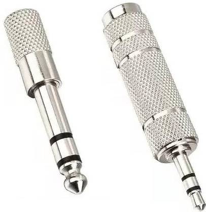 A3sprime 6.35mm Male to 3.5mm Female Adapter With 3.5mm to 6.5mm Female Audio Stereo Converter Headphone , Microphone Adapter Microphone