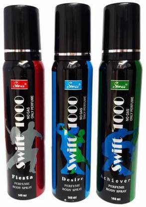 Simco SWIFT 1000 PERFUME BODY SPRAY (3 IN 1) Perfume  -  140 ml