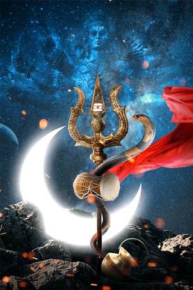 Mahakal Shiva Wall Poster Photographic Paper
